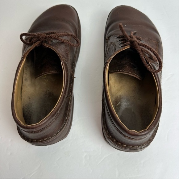 Vintage Birkenstock Memphis Shoes Men's size 10 Boots EU 43 Leather Brown - Picture 8 of 9